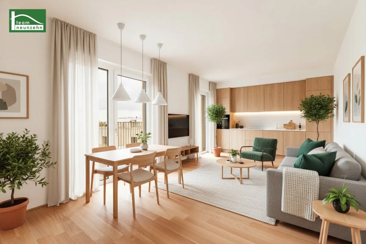 Neubauprojekt im Niedrig-Energie-Standard im grünen Hirschfeld – Naturnah wohnen - Provisionsfrei! - Bild 1