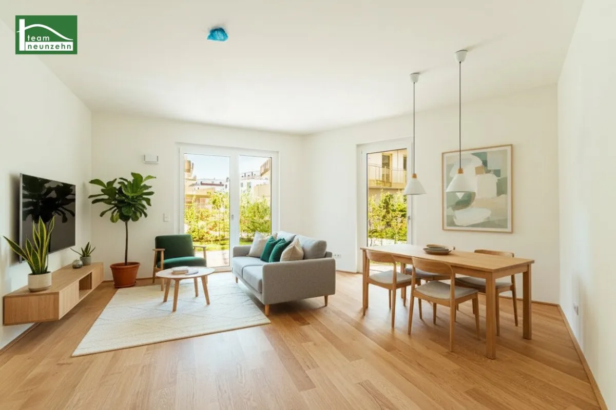 Sie werden es lieben – durchdachte Grundrisse mit Freiflächen im Grünen – Niedrig-Energie-Standard - Bild 1