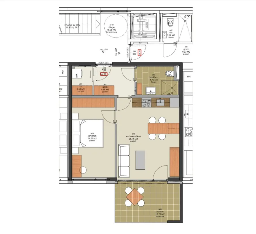 Moderne 2-Zimmer-Neubauwohnung mit Balkon in Dornbirn | Erstbezug 2027 | Ruhige Lage & hochwertige Ausstattung - Bild 1