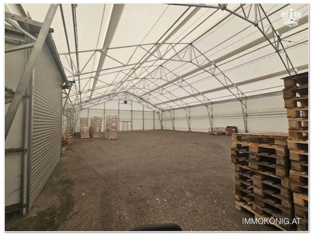 neuwertige 700 m² Modularhalle wahlweise mit Personal & Stapler zu vermieten - Bild 1