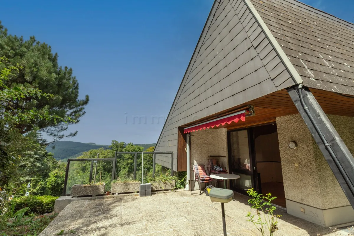 Architektenhaus mit Fernsicht in traumhafter Waldrandlage - Bild 1