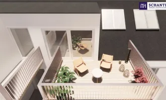 Genießen Sie den Weitblick über die Dächer Wiens – 3-Zimmer-Dachgeschosswohnung mit sonnigem Balkon - nahe Hauptbahnhof