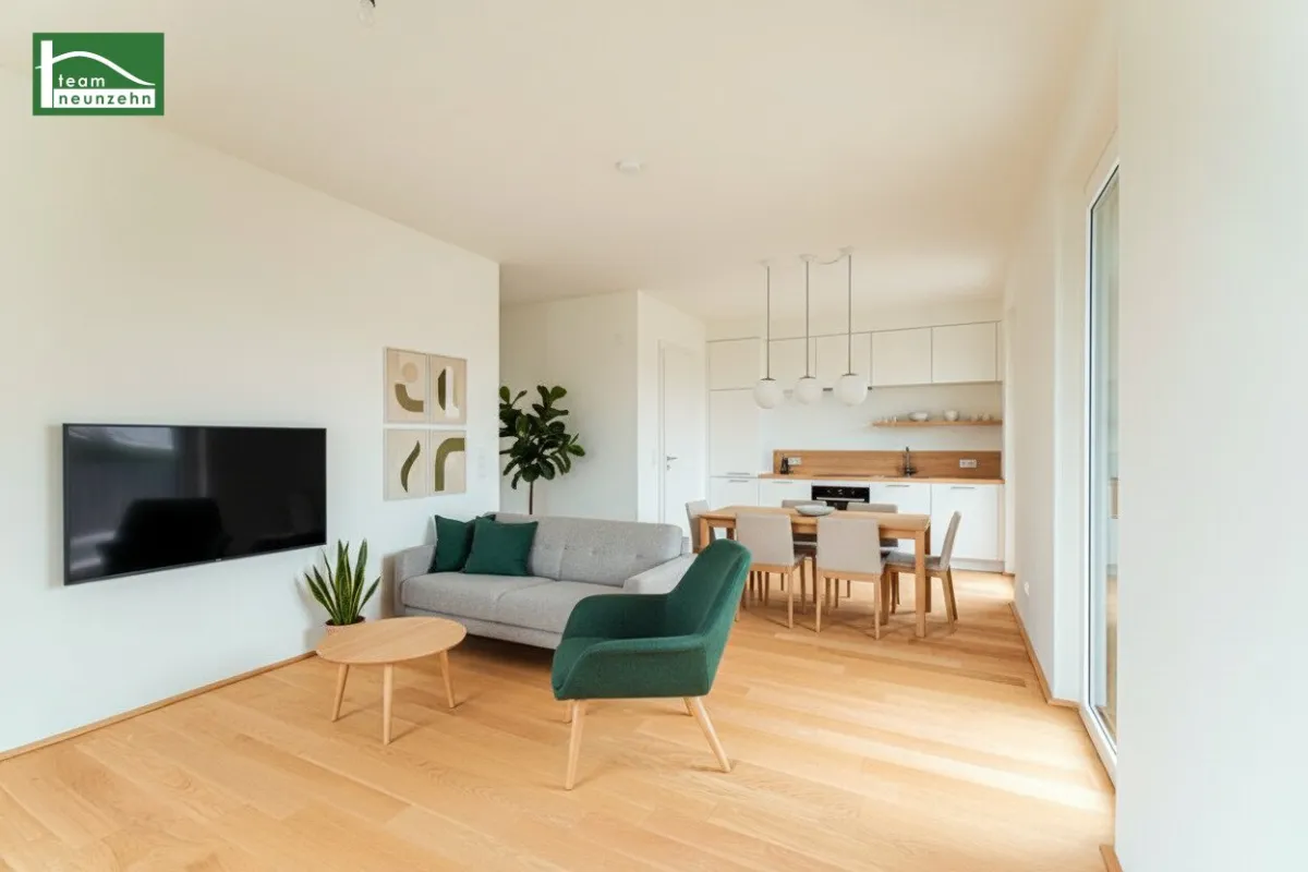 Hervorragende Raumaufteilungen im begehrte Niedrig-Energie-Standard – Grün – grüner – Hirschfeld - Bild 1