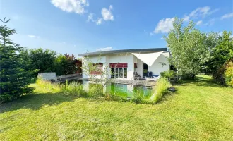 BOCKSDORF Bungalow mit Pool in sonniger und ruhiger Lage.