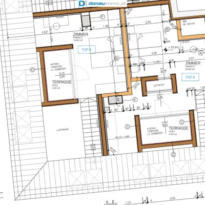 ERSTBEZUG: Feudale 3-Zimmer-Dachgeschoßmaisonette in ruhiger Top Lage mit Süd und West-Balkon und Lift - zentrumsnah DG Top 8 - Bild 2