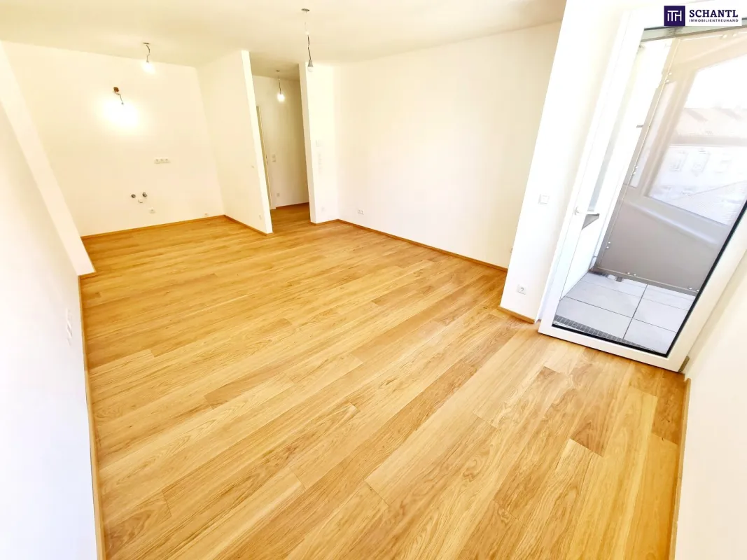 Energieeffizient investieren - nachhaltig profitieren! TOP Neubau-Kleinwohnung! Photovoltaik + Wärmepumpe! Loggia + Kompakter Grundriss + Energieeffizienz + Perfekte Anbindung und Nahversorgung! Jetzt zugfreifen! - Bild 1