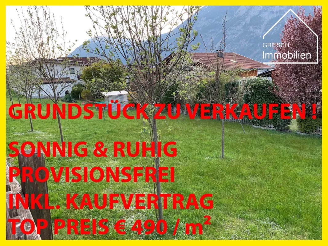 SCHNÄPPCHEN !  Sonniges Grundstück in BUCH - PROVISIONSFREI INKL. VERTRAGSKOSTEN - Bild 1