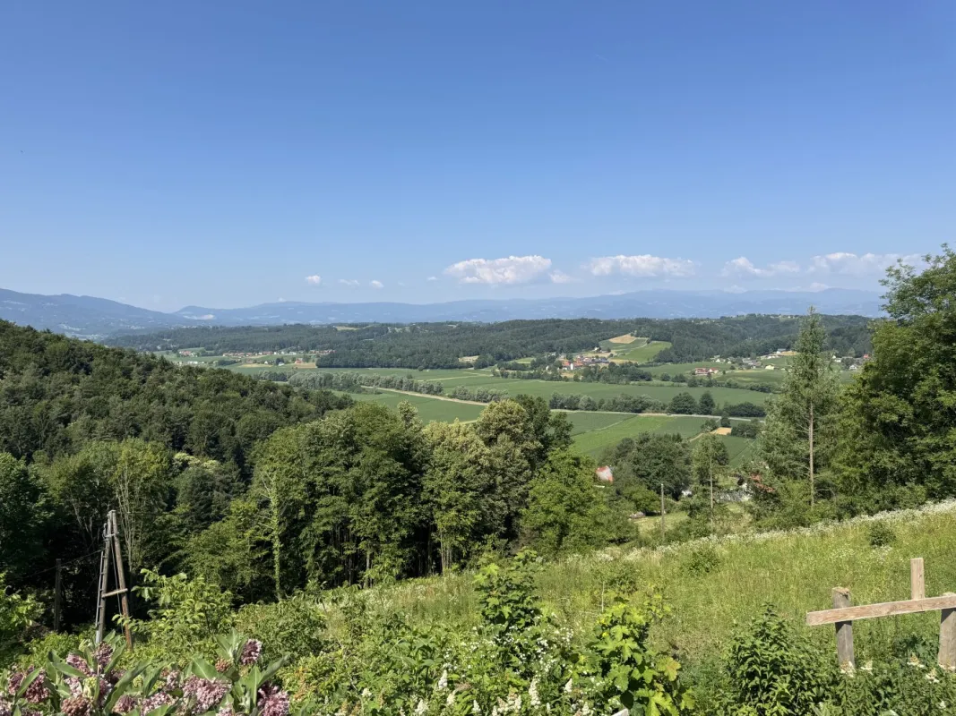 Exklusives Chalet in St. Johann i. Saggautal-Eichberg – Traumlage mit Infinity-Pool und Panoramablick, Neubau - Bild 1
