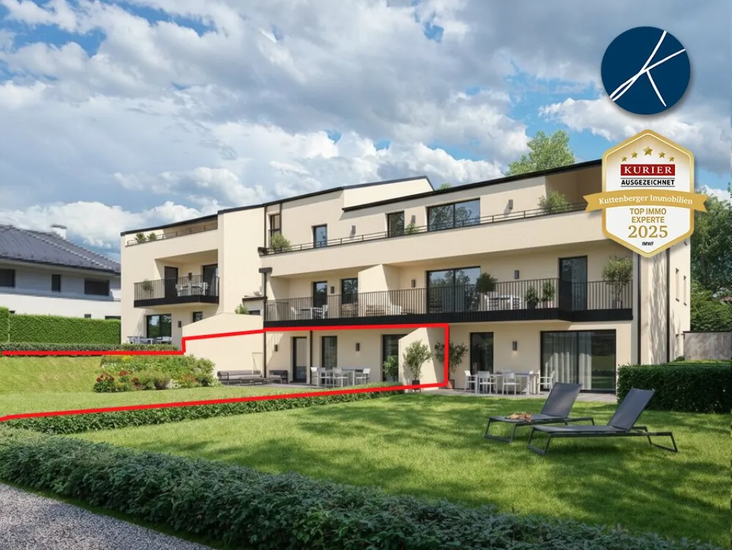 🌻🌼🌺Gartenwohnung mit 343m² Außenbereichen (Top 2) - Neubauprojekt am Kremser Steindl - Bild 1