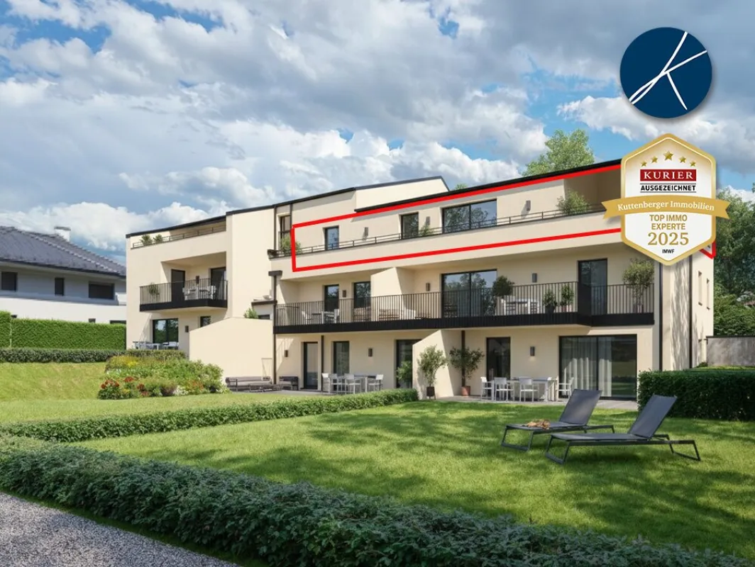 Exklusive Dachgeschoßwohnung mit Terrasse und Sauna (Top 9) - Neubauprojekt am Kremser Steindl - Bild 1