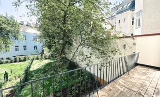 Erstbezug nach Sanierung! 3 Zimmer-Wohnung mit hofseitiger Terrasse mit Grünblick! Beste Gersthofer Lage!