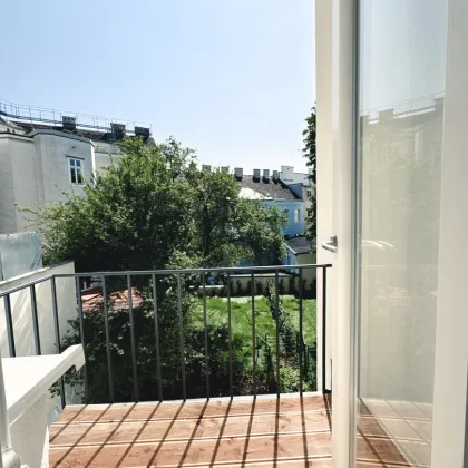 Wohnung mit hofseitigem Balkon mit Grünblick und  103m² GARTEN! 3-Zimmer & WG-geeignet! - Bild 3