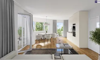 Jetzt Early Bird Aktion sichern! ZUM JUNGBRUNNEN! Eckwohnung mit WOW-Effekt! 3 Zimmer + Viel Liebe zum Detail + Toller Blick + Beste Infrastruktur + Hochwertige Materialien + Garagenplatz optional!