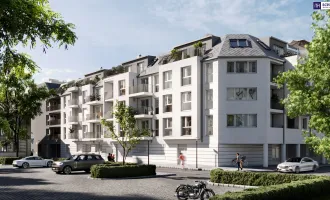 Jetzt Early Bird Aktion sichern! ZUM JUNGBRUNNEN! Happy to be here... Perfekte 2-Zimmer Wohnung mit West-Balkon! Beste Infrastruktur + Hochwertige Materialien + Garagenplatz optional!