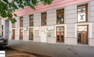 sanierungsbedürftiges Geschäftslokal im Souterrain – 72 m² Nutzfläche im Altbau mit straßenseitigem Zugang
