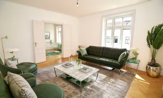 Lichtdurchflutete Altbau-Eckwohnung: Klassischer Charme trifft auf moderne Eleganz! 1050 Wien zum Verlieben!