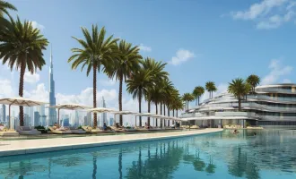 Luxuswohnung mit Top-Rendite in Dubai: 1-Zimmer im 22. Stock – Business Bay, Burj Khalifa Nähe, steuerfrei & provisionsfrei | 9–10 % ROI | Golden Visa | Top View | Gratis-Garage | Flexibler Zahlungsplan!+++