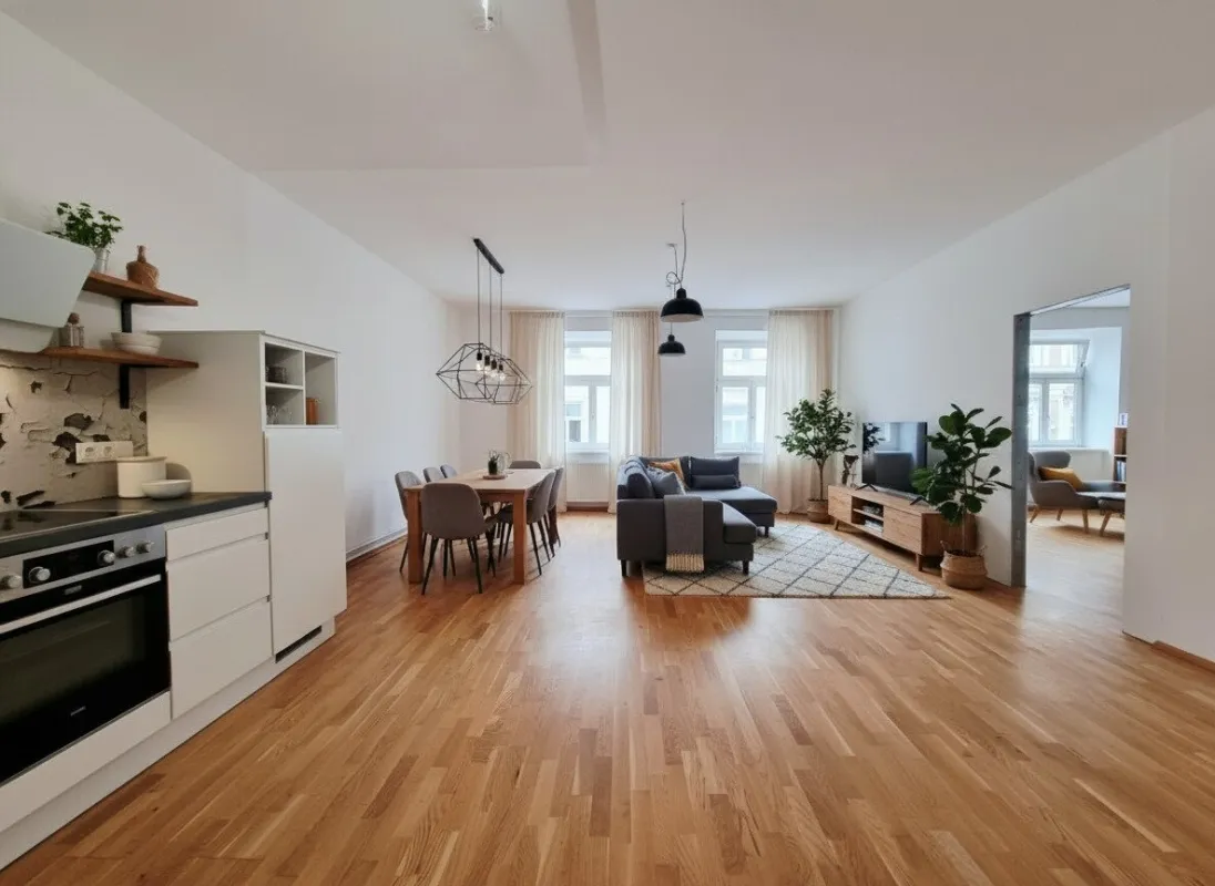 Raum für Ideen! 87 m²-Wohnung mit Ausbaumöglichkeit und Wohnküche - Bild 1