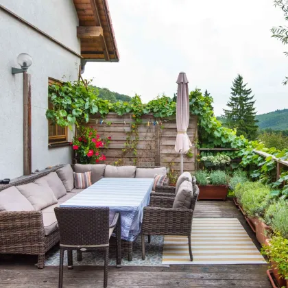 Niedrigenergiehaus mit Garten und Fernblick ins Grüne - Bild 2