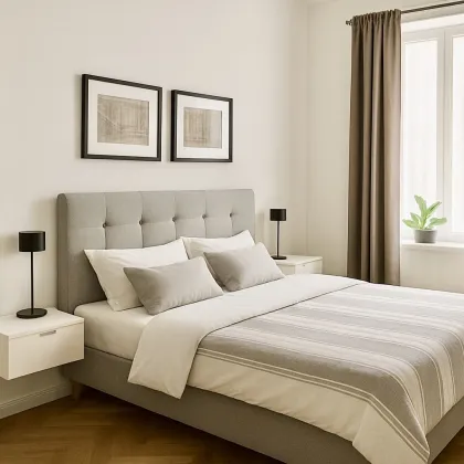 MODERNER ALTBAU - 2 Zimmer - ca. 56m² WFL - Lift - KLIMA - Hochwertige Einbauküche - HOFSEITIG - Bild 3