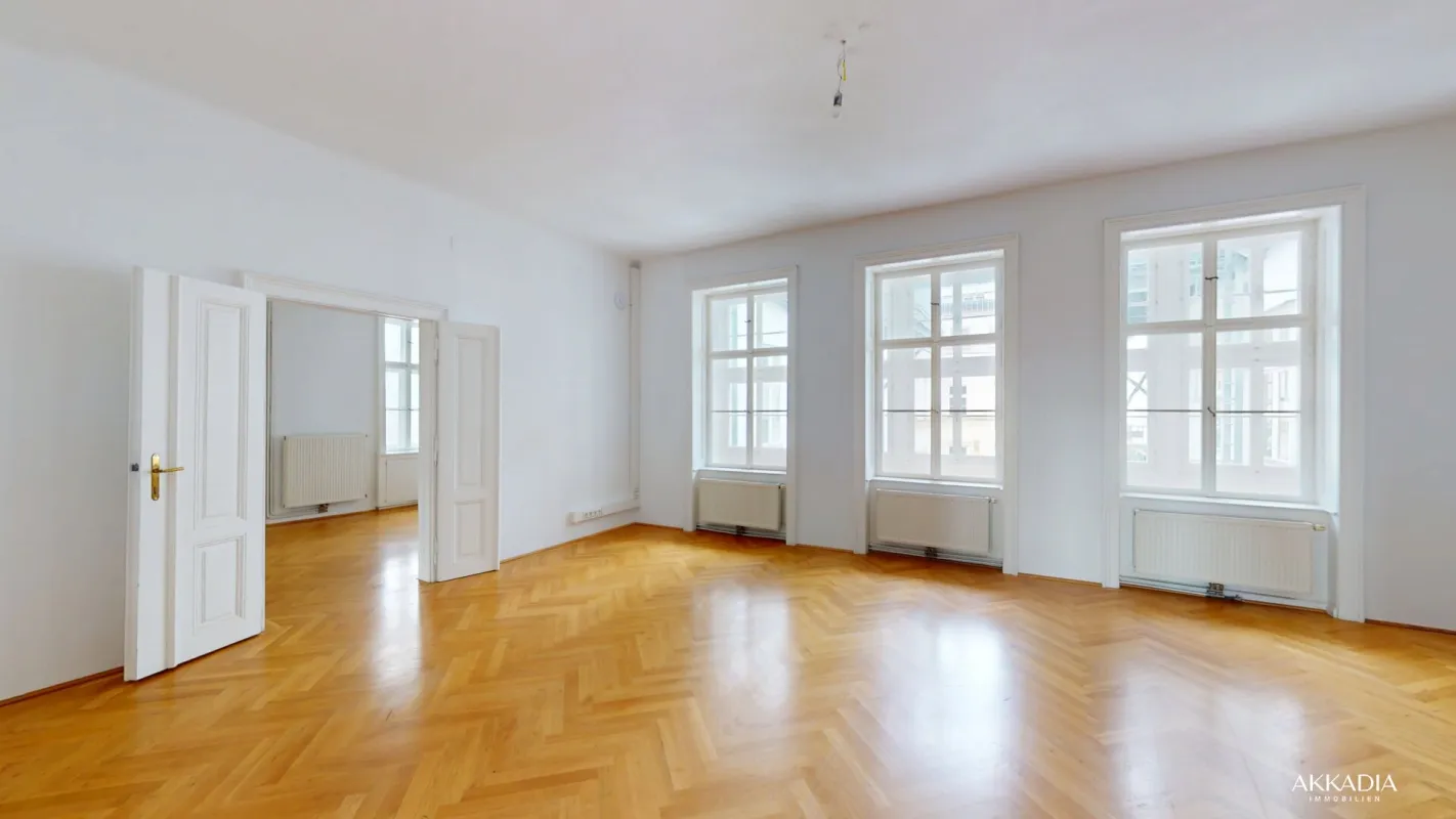 Altbaubüro mit Blick in den Resselpark - Bild 1
