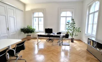 Büro oder Praxis in Bestlage gesucht? Großzügige 193 m² im 1. Bezirk! Jahrhundertwendehaus mit Fernwärme & Lift, Nähe U2 Schottenring!