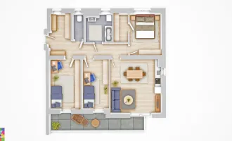 4 Zimmerwohnung - zentrale Lage! MIETE INKL. HEIZUNG UND WARMWASSER!