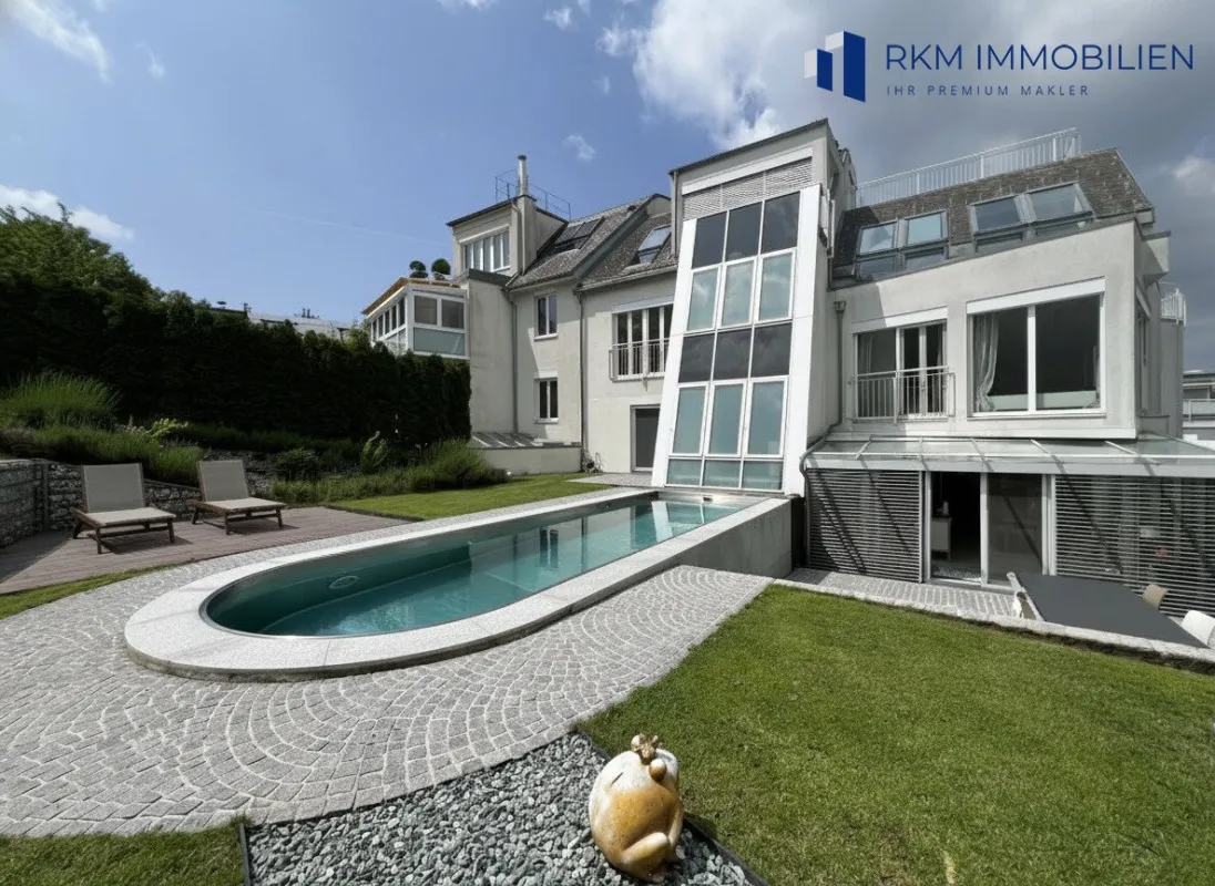Elegantes Traumhaus in 1130 Wien: 520 m² Luxus mit Garten und Terrassen! - Bild 1