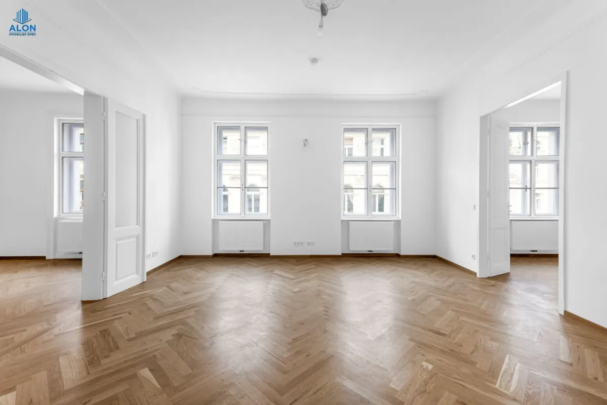 Generalsanierte 5-Zimmer-Altbauwohnung mit Klimaanlage –  Exklusiver Wohntraum im Herzen der Wiener Innenstadt! - Bild 1