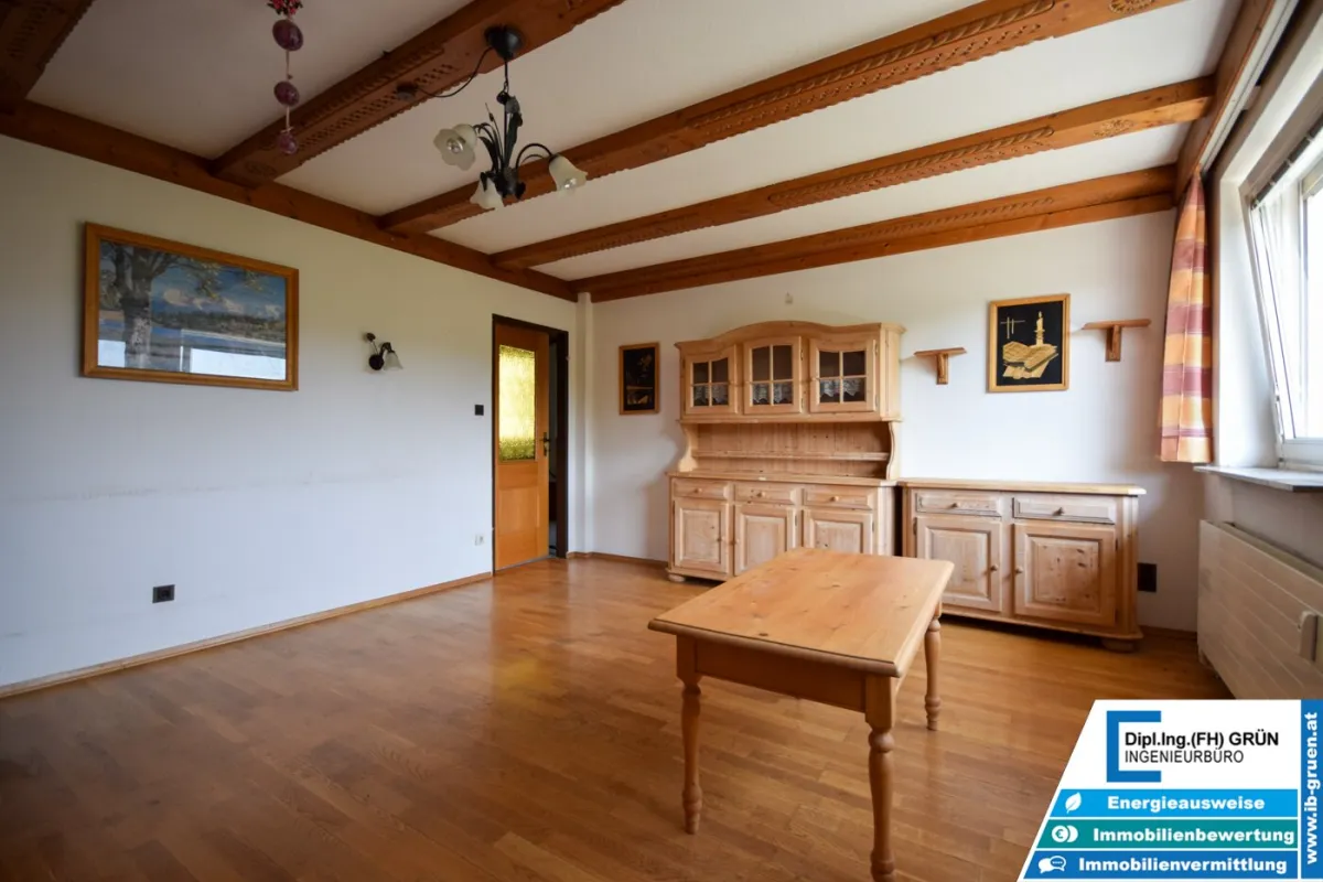 Flexibles Wohn-/Ertragsobjekt: 3 Wohneinheiten (aktuell 2 vermietet), Werkstatt, Garten – Garsten Zentrum - Bild 1