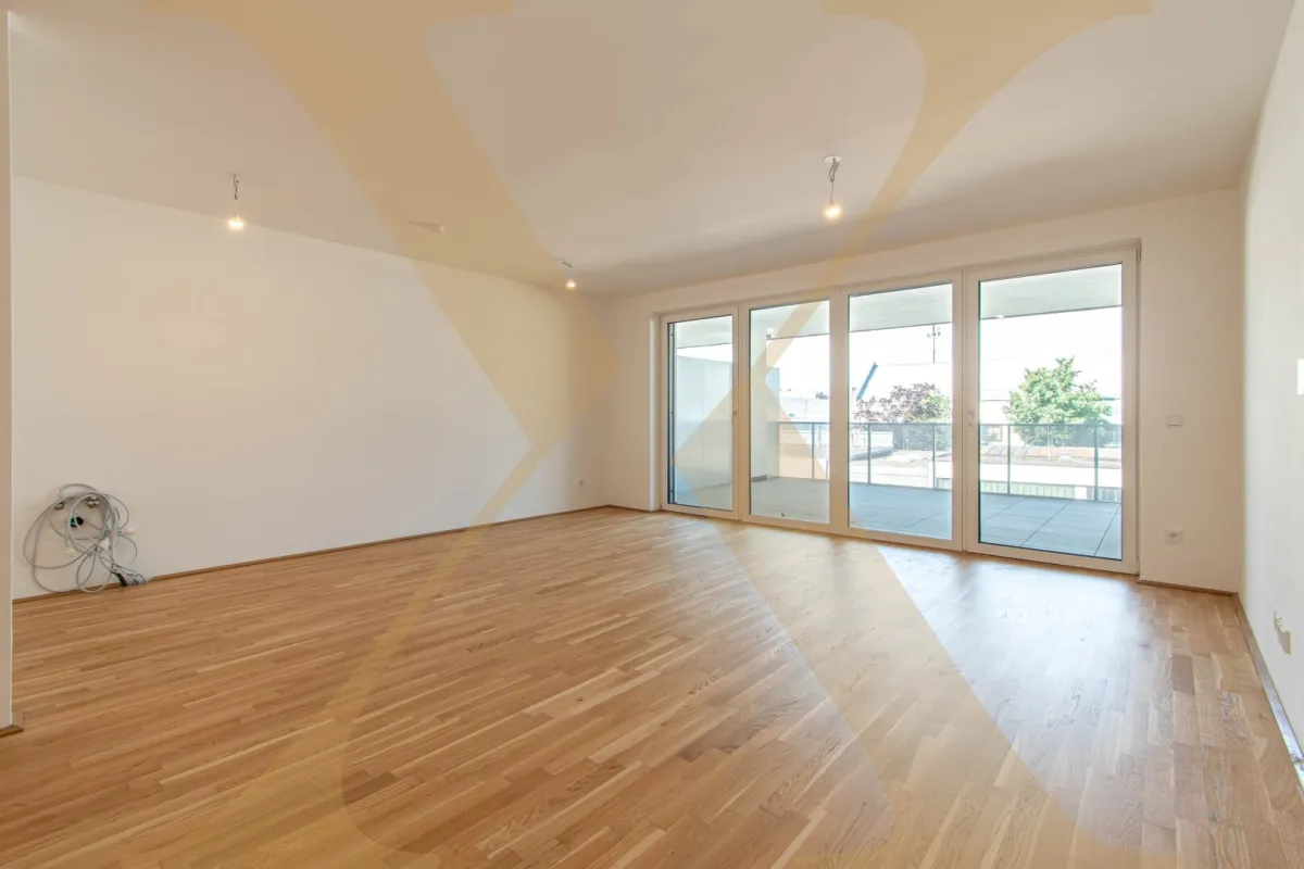 NEUBAU! 3-Zimmer-Wohnung mit großzügiger Freifläche in Linz/Bindermichl zu verkaufen! - Bild 1