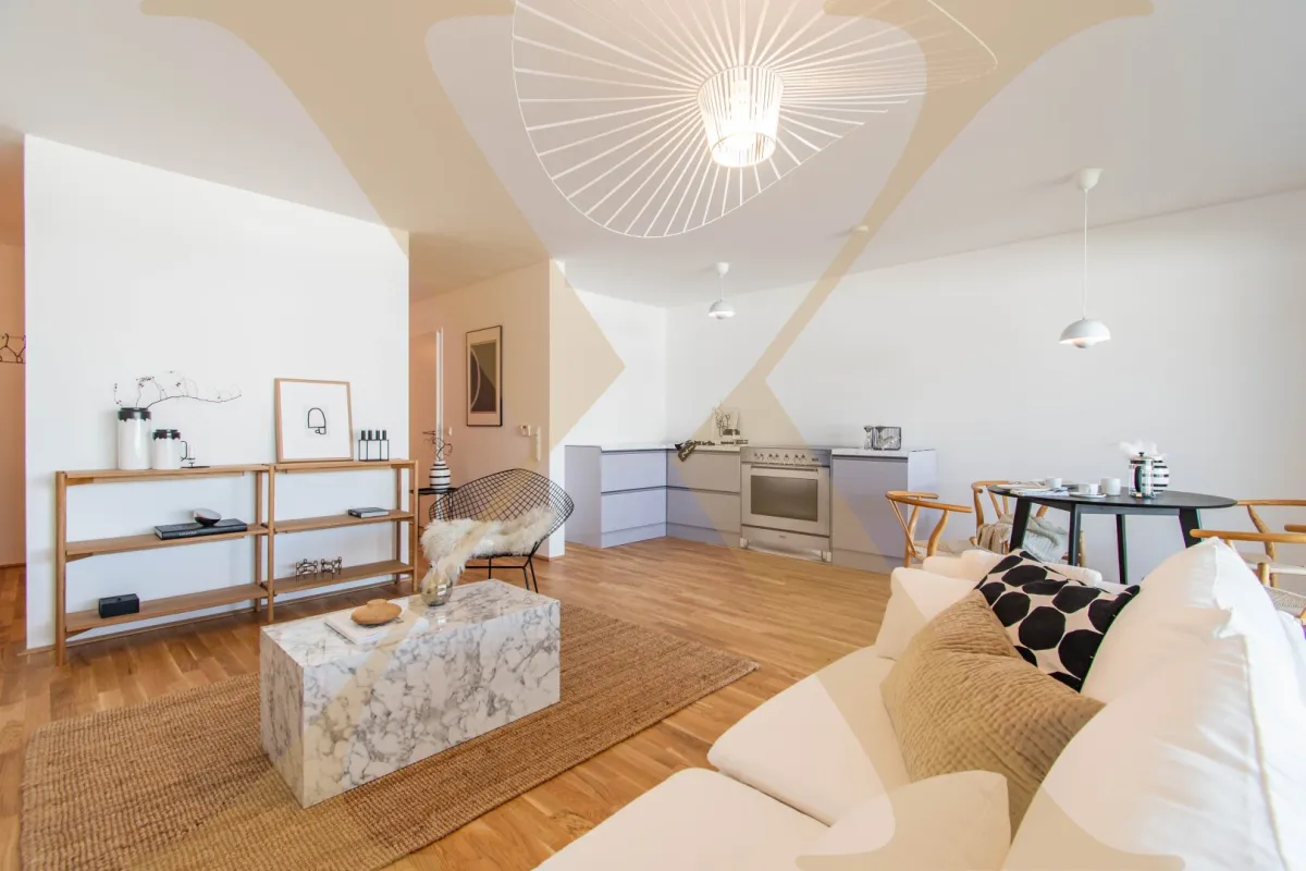 2 Monate PROVISIONSFREI für den Käufer! 3-Zimmer-Neubauwohnung mit riesiger/m Loggia/Balkon zu verkaufen! - Bild 1