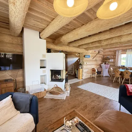 ***EXKLUSIVES, MÖBLIERTES RUNDHOLZHAUS - NATURIDYLLE PUR FERNAB DER NACHBARN*** - Bild 2