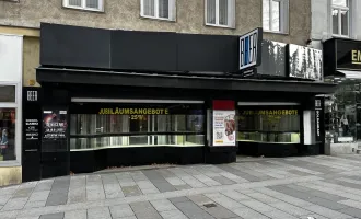 <<< KEINE ABLÖSE >>> TOPLAGE - UNBEFRISTET - 84 m2 Geschäftslokal in Fußgängerzone mit Lager und Gang-WC