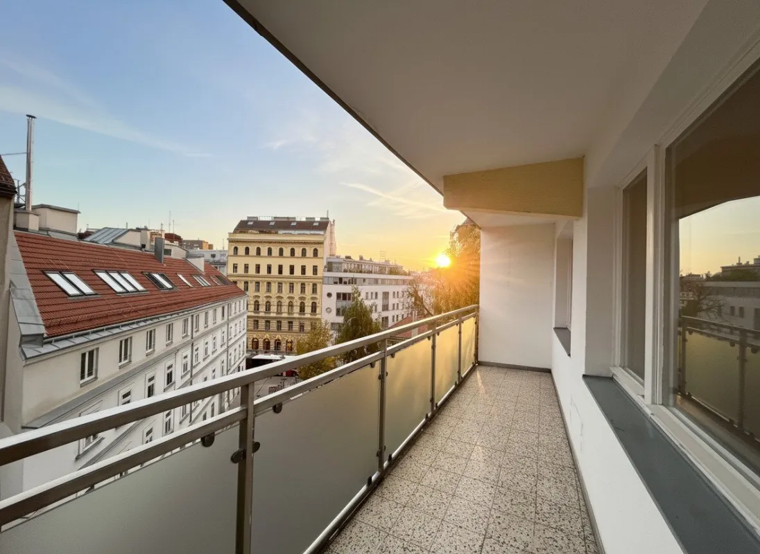 Schöne Loggia-Wohnung mit Potenzial in ruhiger Lage nahe Esterházypark - PREISREDUZIERT - Bild 1