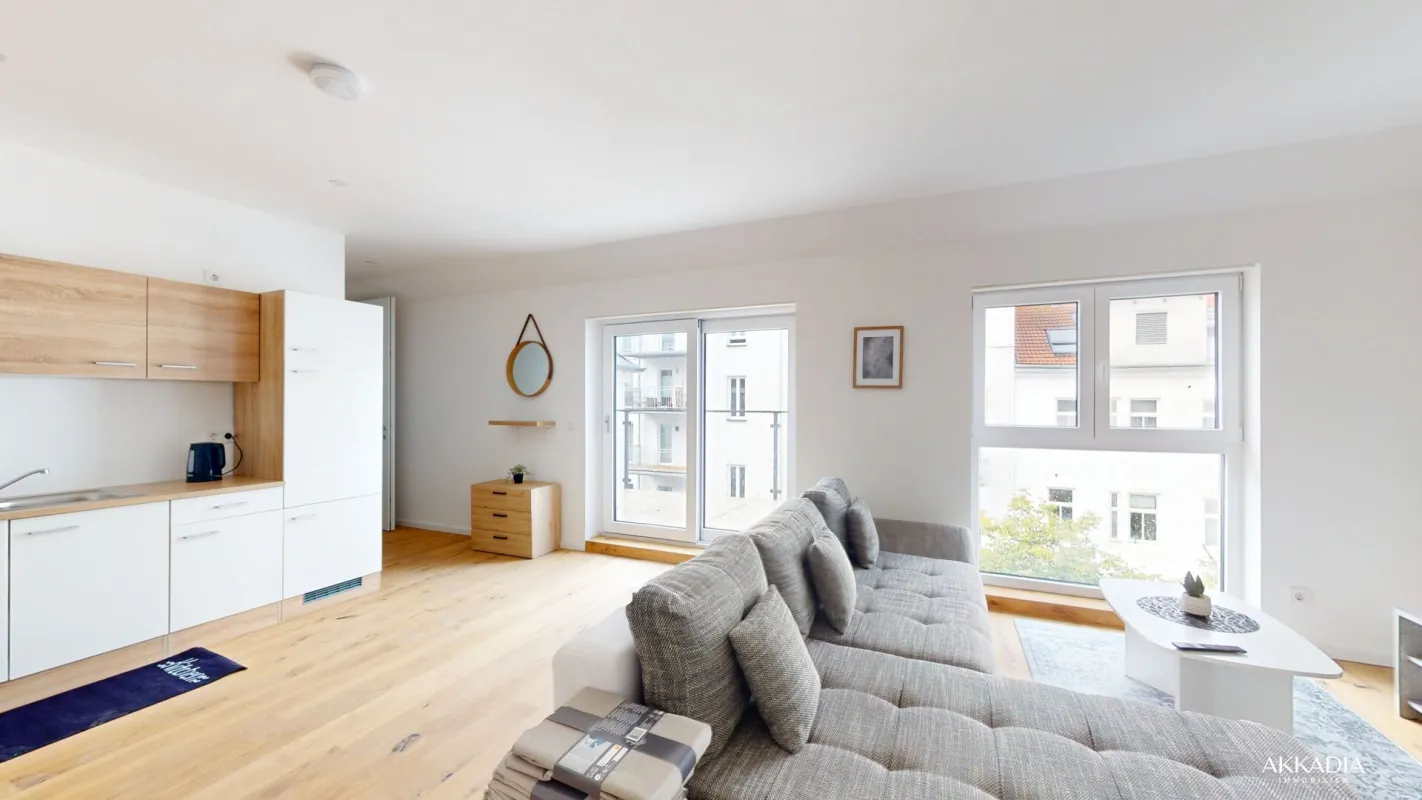 Traumhafte 3-Zimmer DG-Wohnung | Gemütlicher Balkon in 1090 - Bild 1