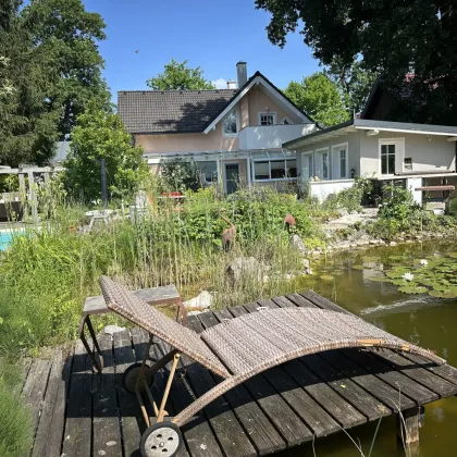Stilvolles Einfamilienhaus mit Pool & Teich in begehrter Lage Salzburg-Moosstraße - Bild 2