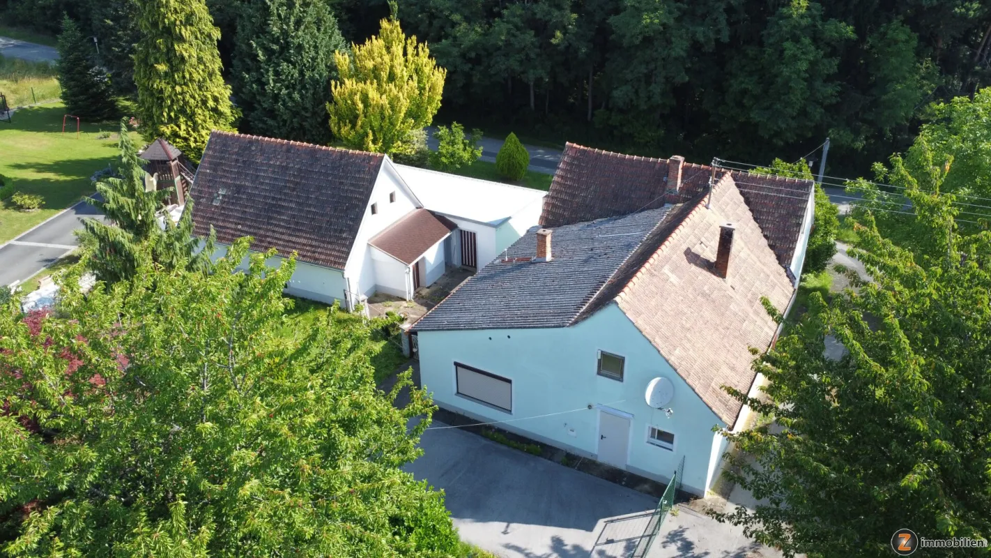 Thermenregion Süd: Sanierungsbed. Haus in erhöhter Lage inkl. Carport und Garage - Bild 1