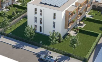 3-Zimmer-Anlegerwohnung mit 345 m² Garten, Terrasse, nachhaltige Bauweise, Landskron – Investition mit Zukunft