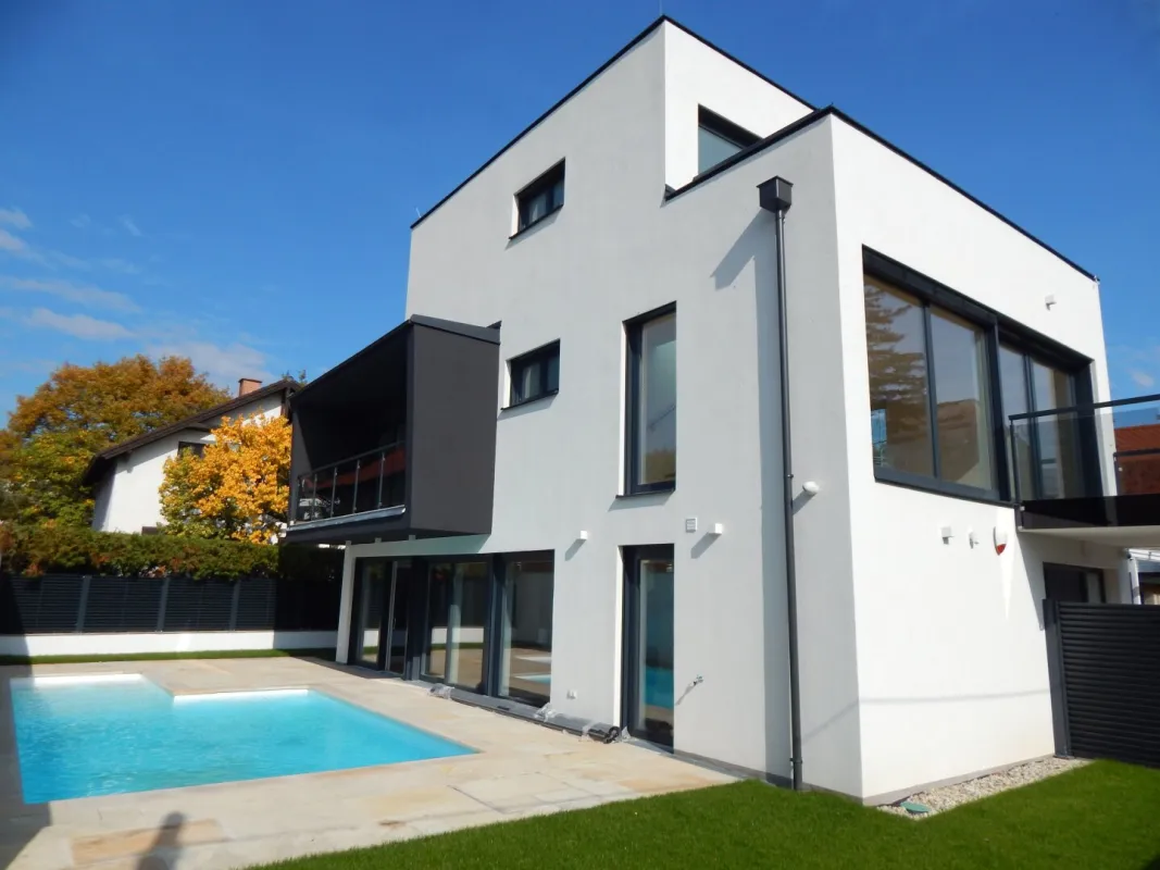 Luxuriöses Einfamilienhaus in Wien - 165m², 4 Zimmer, 3 Bäder, Pool, Garten, Balkon, Terrasse uvm. - Bild 1