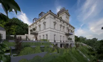 WIENTALBLICK | Lichtdurchflutete Wohnung in der historischen Villa Seutter mit 4,4m Raumhöhe & Blick auf denkmalgeschützte Linde | sanierungsbedürftig | + Garten optional