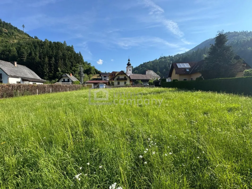 Baugrundstück mit Bergpanorama in St. Kathrein an der Laming – 1.070 m² - Bild 1