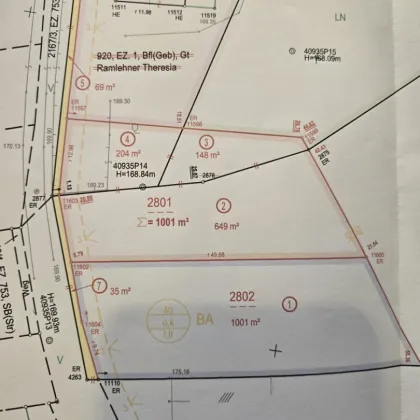 Baugrundstück in 2111 Tresdorf – 1.001 m² in toller Ruhelage - Bild 2