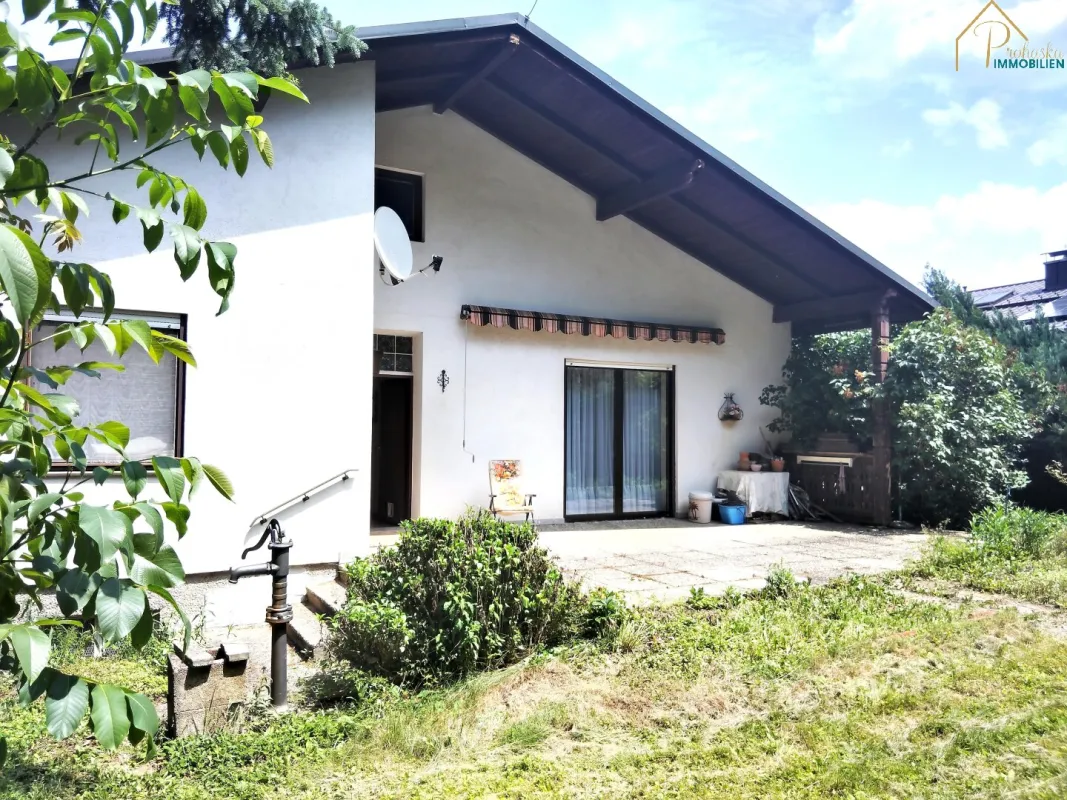 Bungalow in Kobersdorf: 5 Zimmer, Terrasse und viel Grün - Bild 1
