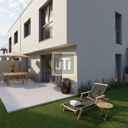 Moderne exklusive Doppelhaushälfte mit 2 Terrassen und sonnigem Eigengarten in Bestlage von Gerasdorf / Oberlisse! Top! - Bild 2