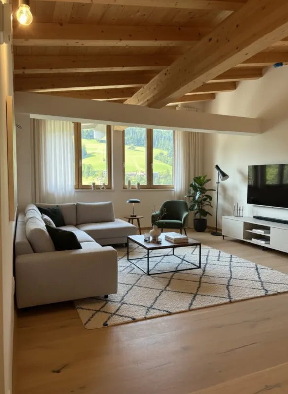 Dachgeschosswohnung mit alpinem Charakter – Erstbezug - Bild 1