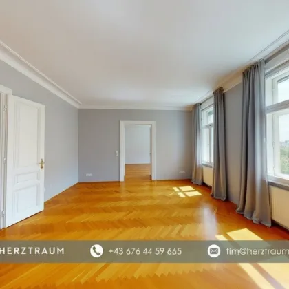 Stilvolle Erkerwohnung mit Fernsicht – 124 m² Altbau im 19. Bezirk – PROVISIONSFREI - Bild 2