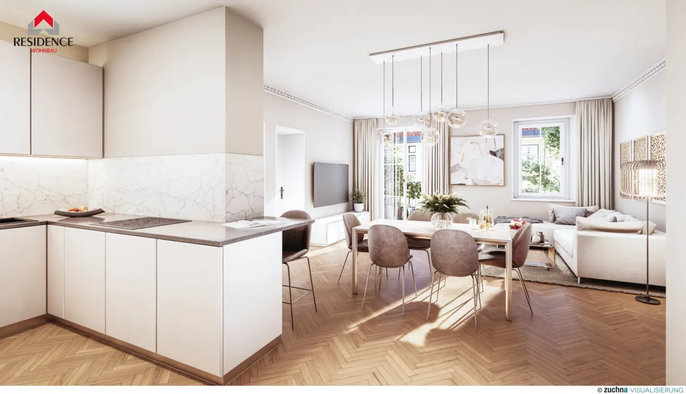 3-Zimmerwohnung mit Lift und Balkon in generalsanierter Ceconi-Villa | Elisabeth-Vorstadt - Bild 1
