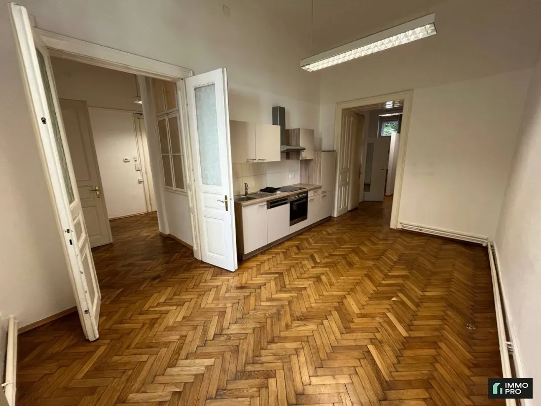 Modernes Büro im Erdgeschoss im Zentrum von Leoben mit moderner Einbauküche! - Bild 1