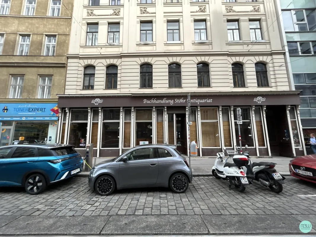 großzügiges Geschäftslokal in der Lerchenfelder Straße / große Auslagenfront - Bild 1